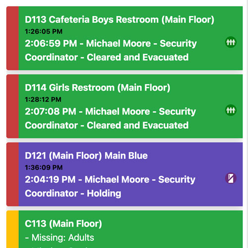 Room Clearing Feature for Admins